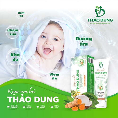 Công dụng kem em bé Thảo Dung