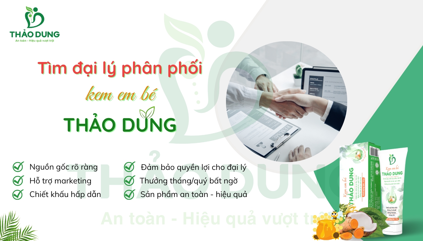 Tìm đại lý phân phối kem em bé Thảo Dung